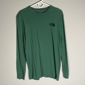 Green North Face Long Sleeve Shirt Men’s Medium